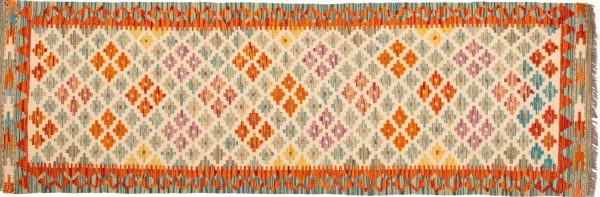Tappeto Afgano Kilim Passatoia 195x62 cm Alto