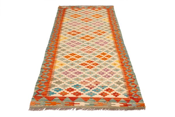 Tappeto Afgano Kilim Passatoia 195x62 cm Prospettiva