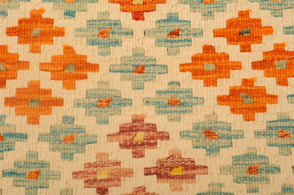 Tappeto Afgano Kilim Passatoia 195x62 cm Dettaglio