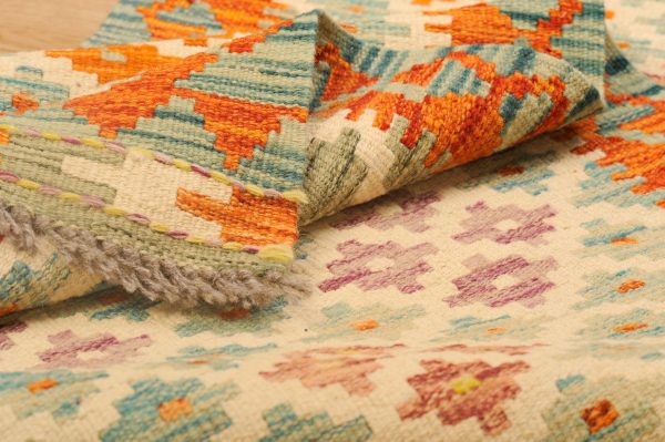 Tappeto Afgano Kilim Passatoia 195x62 cm Dettaglio